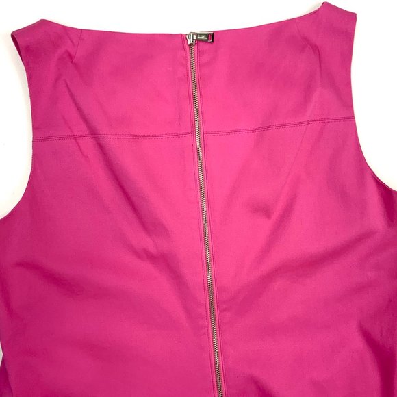 Lauren Ralph Lauren Pink Cotton Shift  Career Dress Sz 14 - Picture 13 of 16